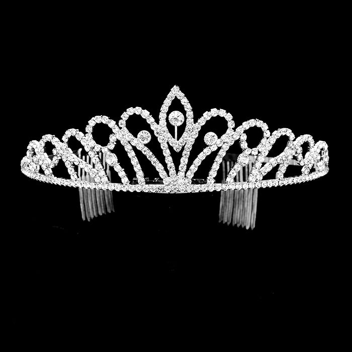 iLLASPARKZ Rhinestone Princess Tiara