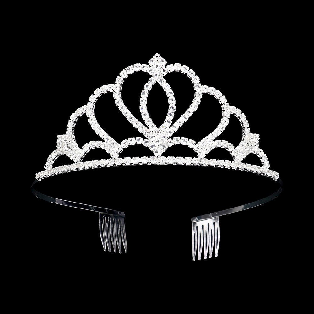 iLLASPARKZ Rhinestone Paved Princess Tiara