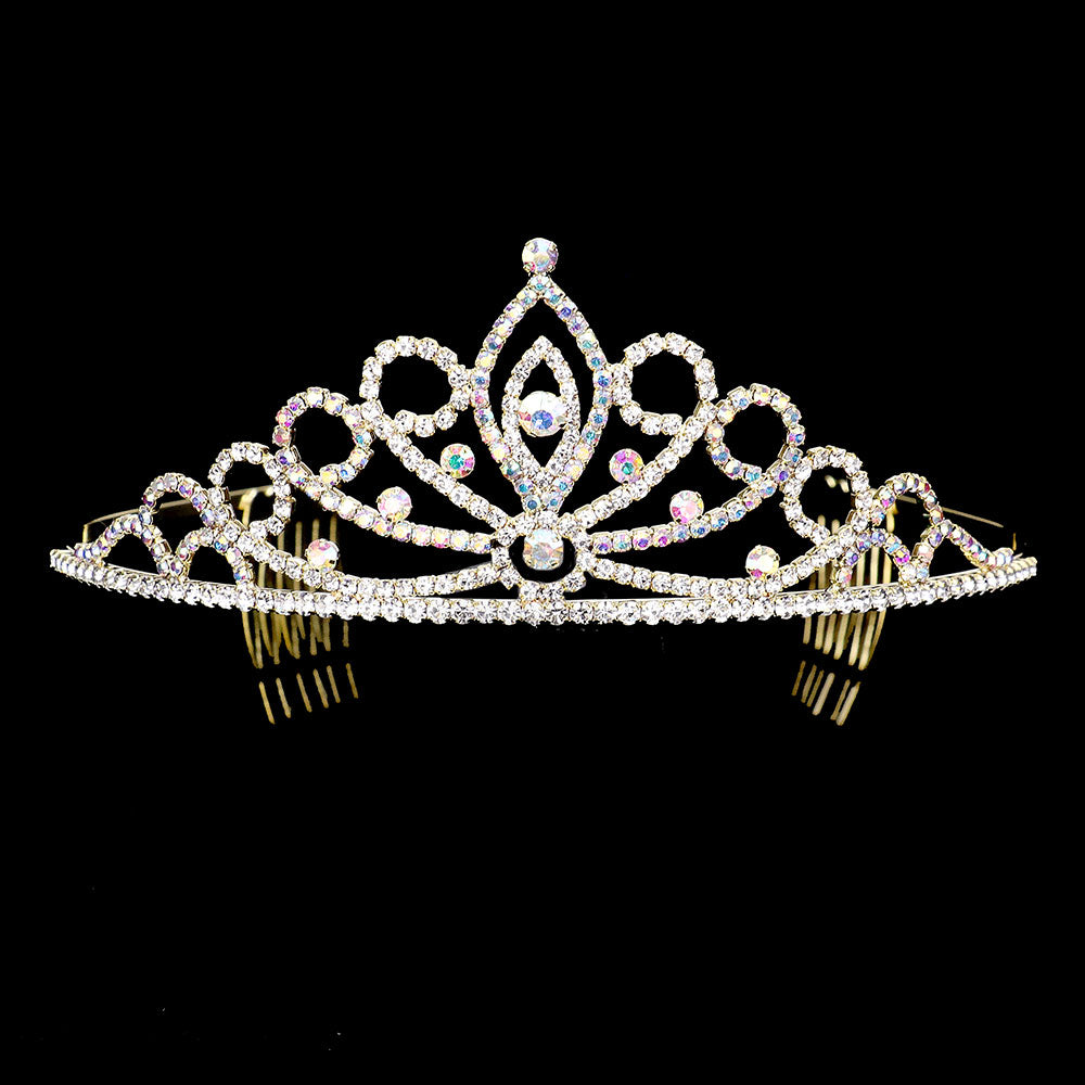 iLLASPARKZ Rhinestone Princess Tiara