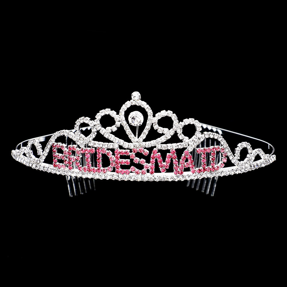 iLLASPARKZ BRIDESMAID Rhinestone Pave Party Tiara