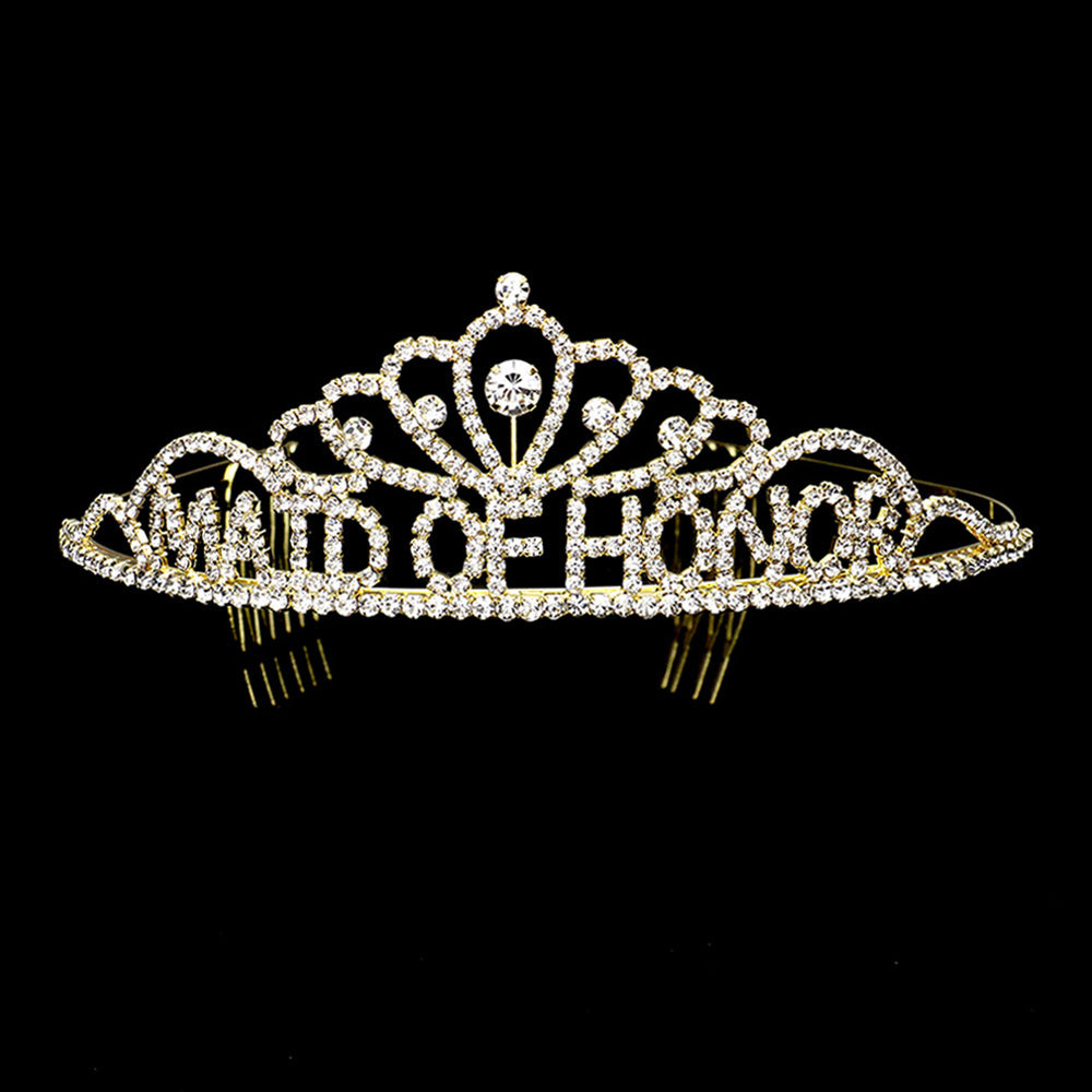 iLLASPARKZ MAID OF HONOR Rhinestone Princess Tiara