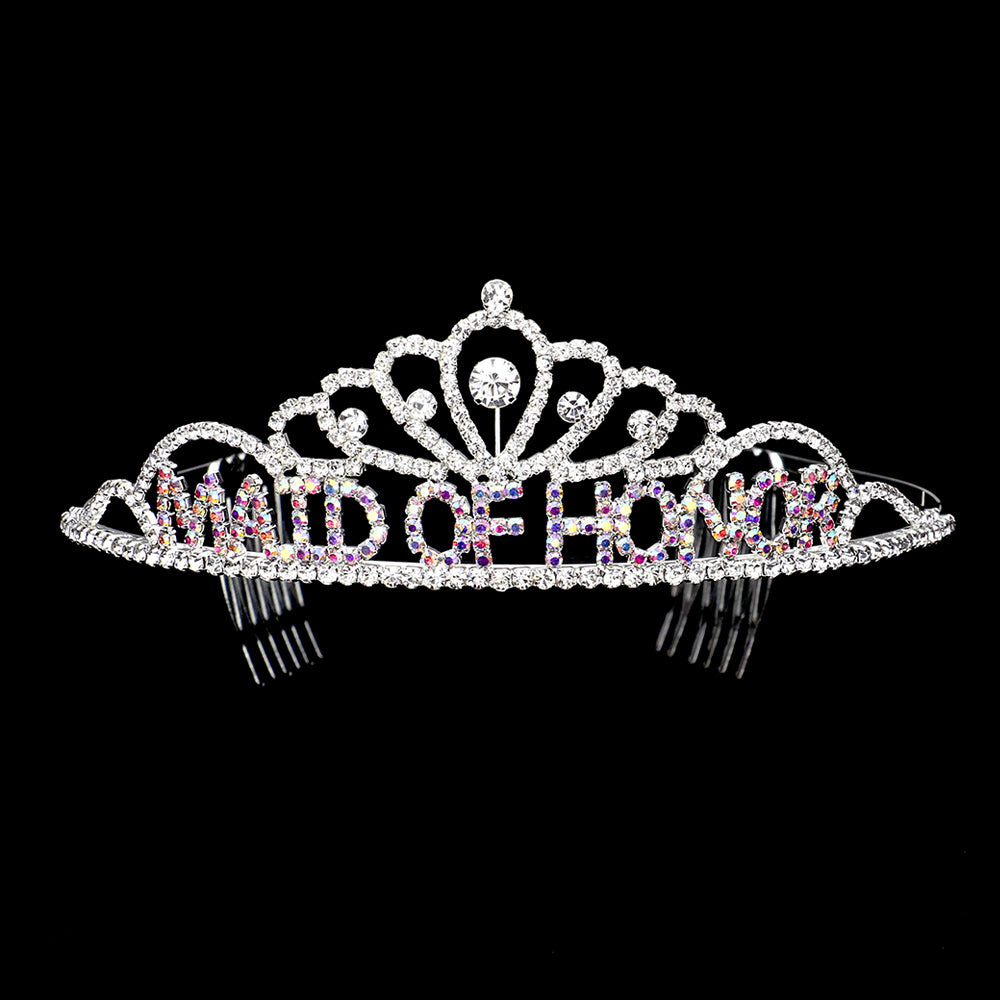 iLLASPARKZ MAID OF HONOR Rhinestone Princess Tiara