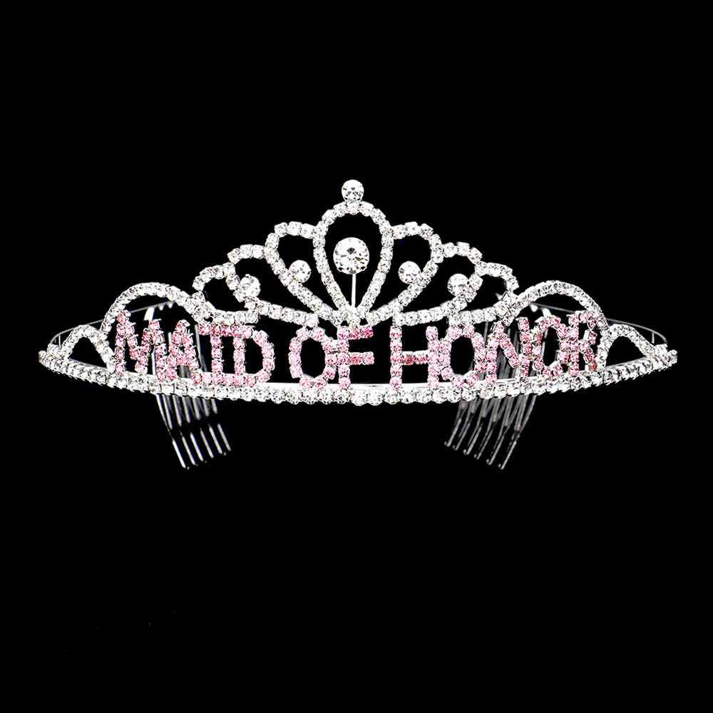iLLASPARKZ MAID OF HONOR Rhinestone Princess Tiara