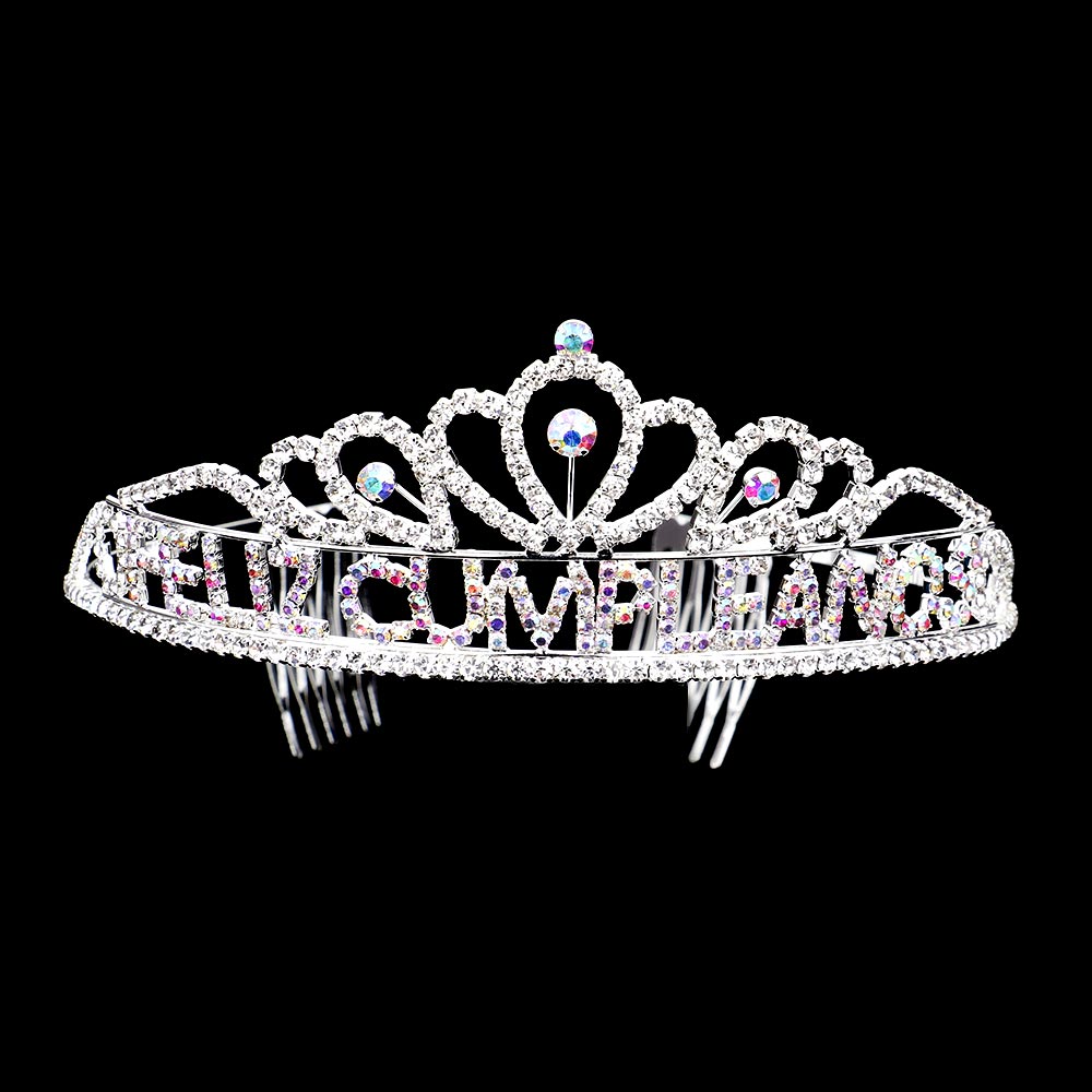 iLLASPARKZ FELIZ CUMPLEANOS Message Party Tiara