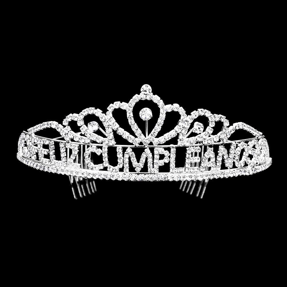 iLLASPARKZ FELIZ CUMPLEANOS Message Party Tiara