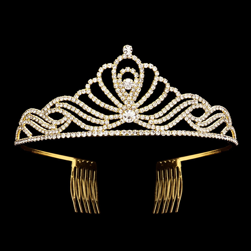 iLLASPARKZ Rhinestone Princess Tiara