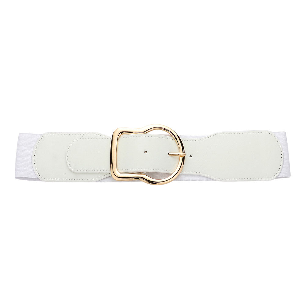 iLLASPARKZ Metal Buckle Pointed Elastic Belt