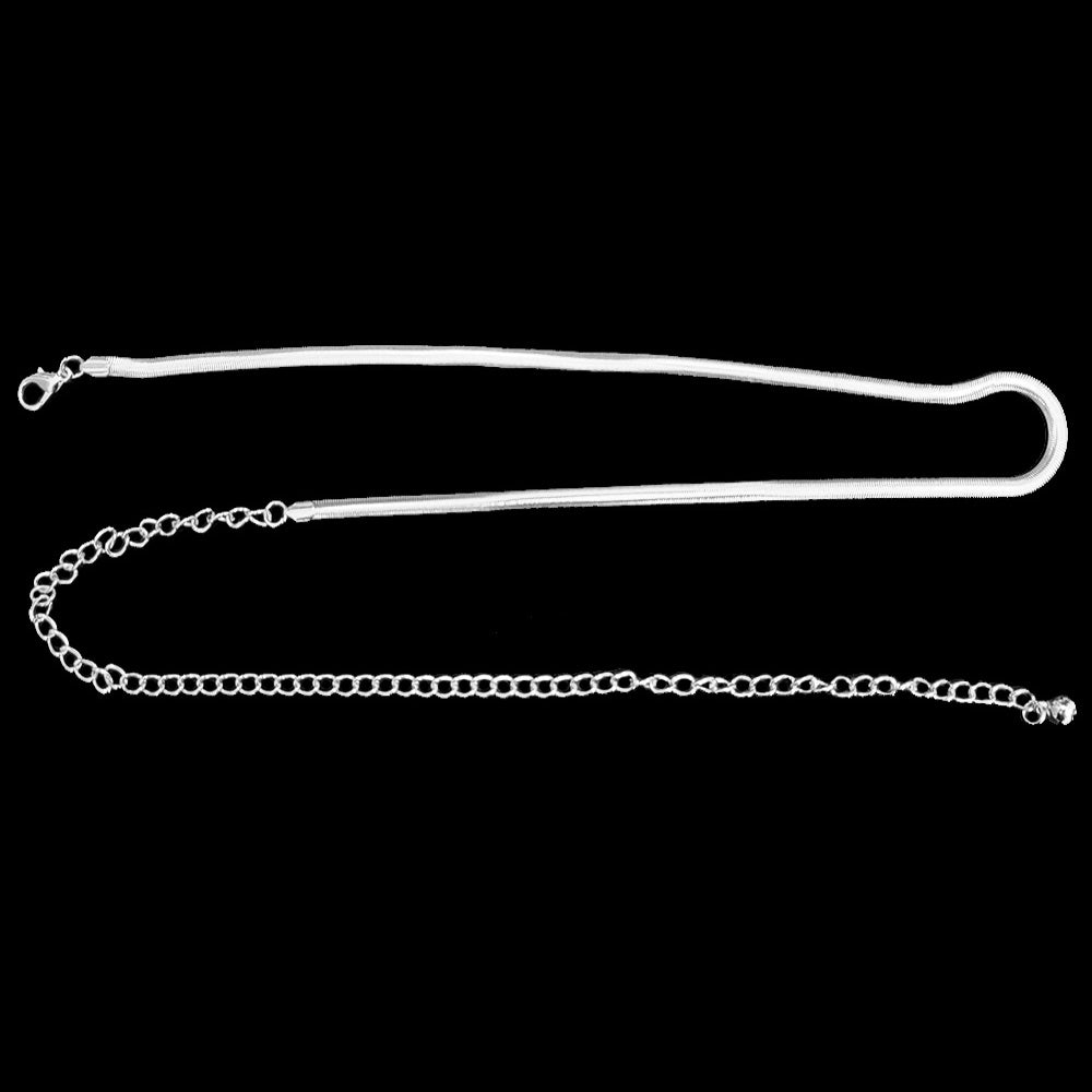 iLLASPARKZ Herringbone Chain Metal Belt
