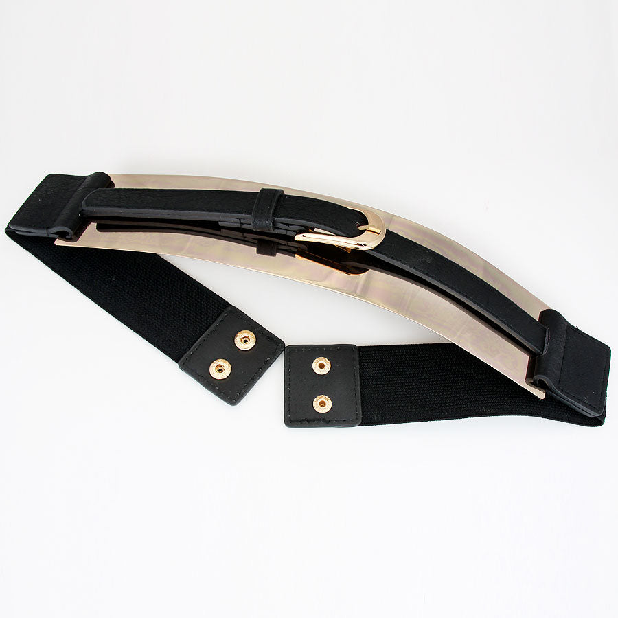 iLLASPARKZ Metal Plate Embedded Elastic Belt