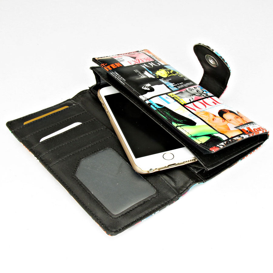 iLLASPARKZ Glossy Vinyl Magazine Wallet