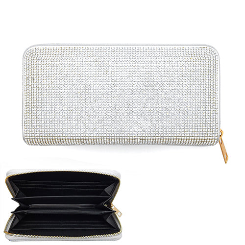 iLLASPARKZ Bling Solid Zipper Wallet