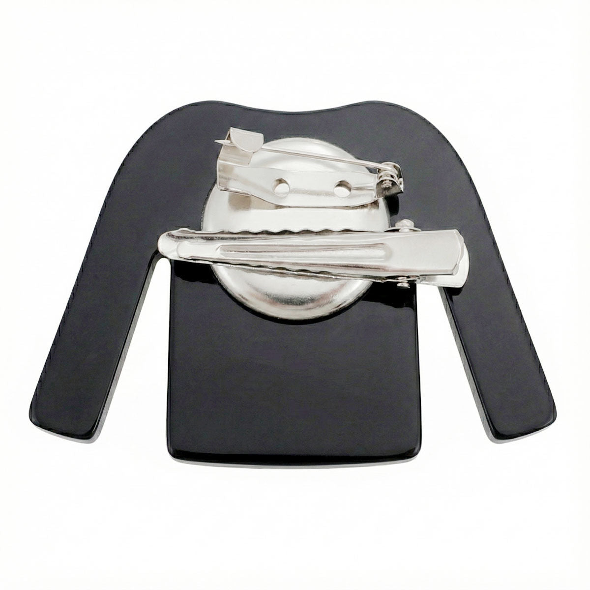 Keychain Black White Stripe COCO Shirt Pearl Clip