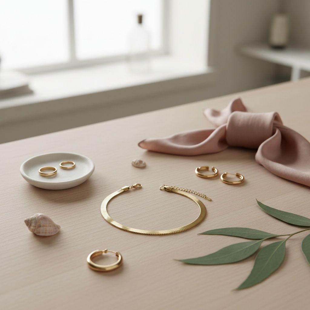 Anklet 8mm Gold 18K Stainless Steel Miami Chain