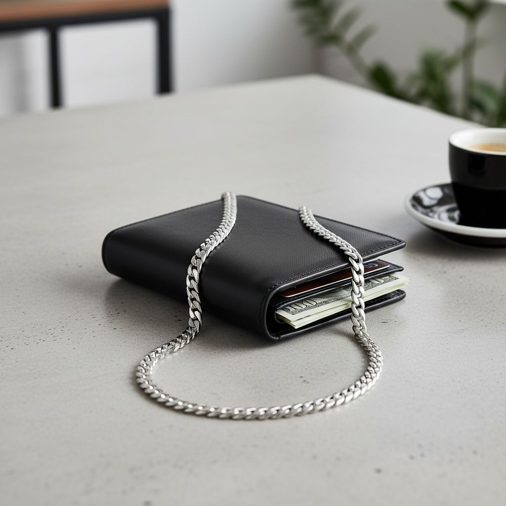 Mens 20in 8mm Silver Stainless Steel Miami Chain