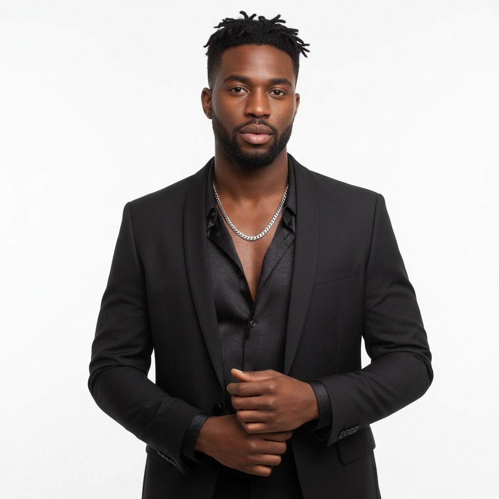 Mens 24in 8mm Silver Stainless Steel Miami Chain