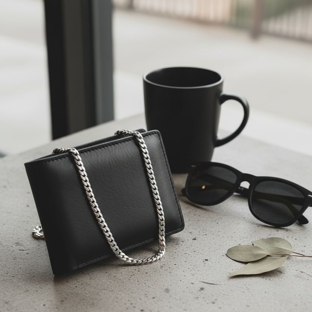 Mens 20in10mm Silver Stainless Steel Curb Chain