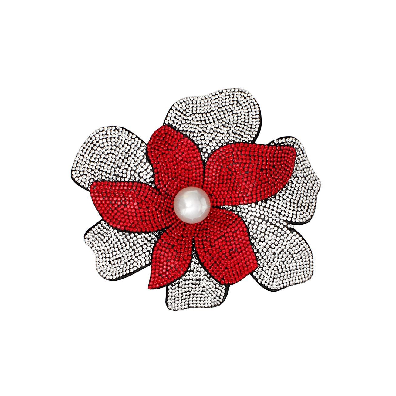 DST Handcrafted Brilliance Flower Brooch Clip