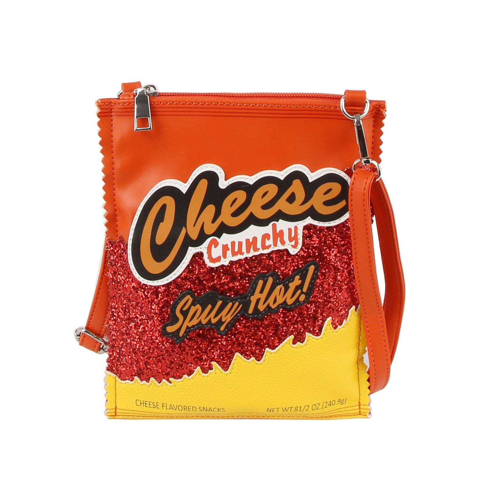 Crossbody Orange Flamin Hot Cheetos Clutch Bag