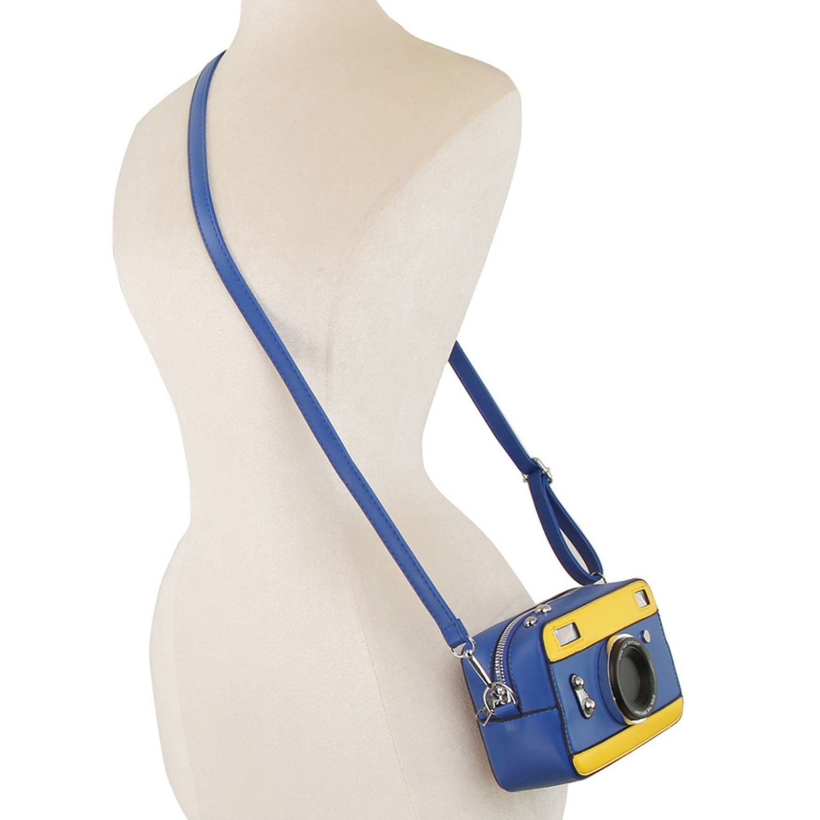 SGRHO Crossbody Blue Yellow Camera Crossbody Bag