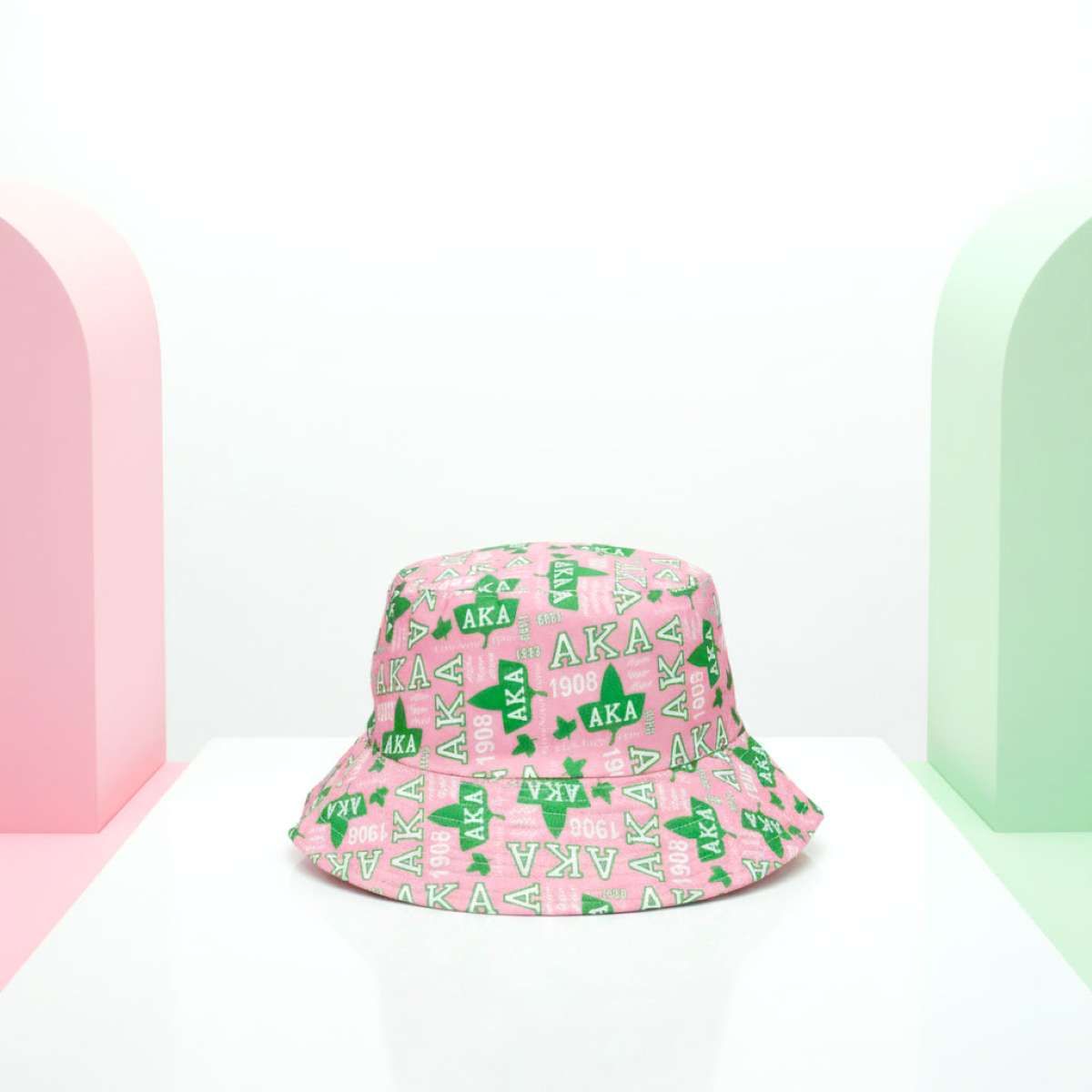 AKA Sorority Pride Graphic Print Bucket Hat