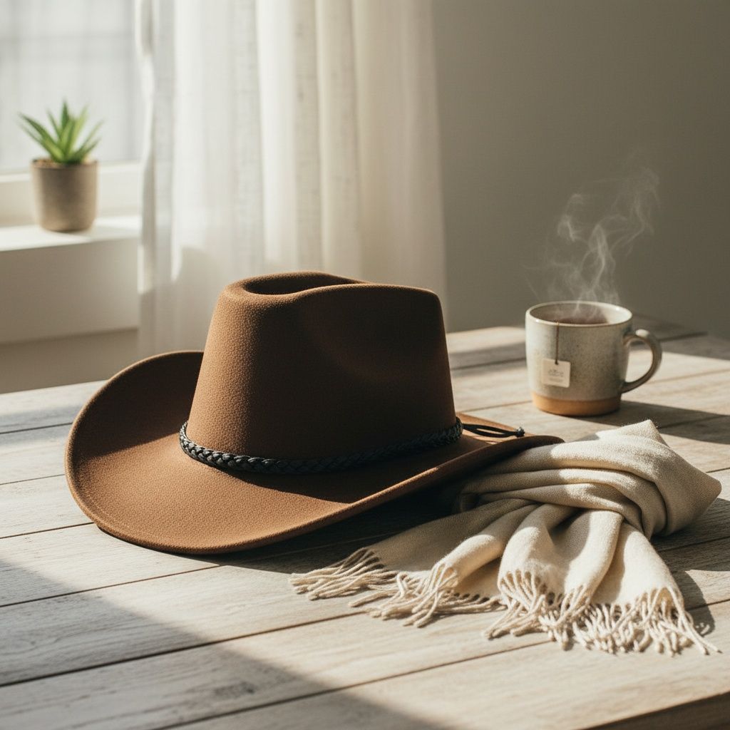 Cowboy Hat Brown Soft Suede Cattleman Western Hat