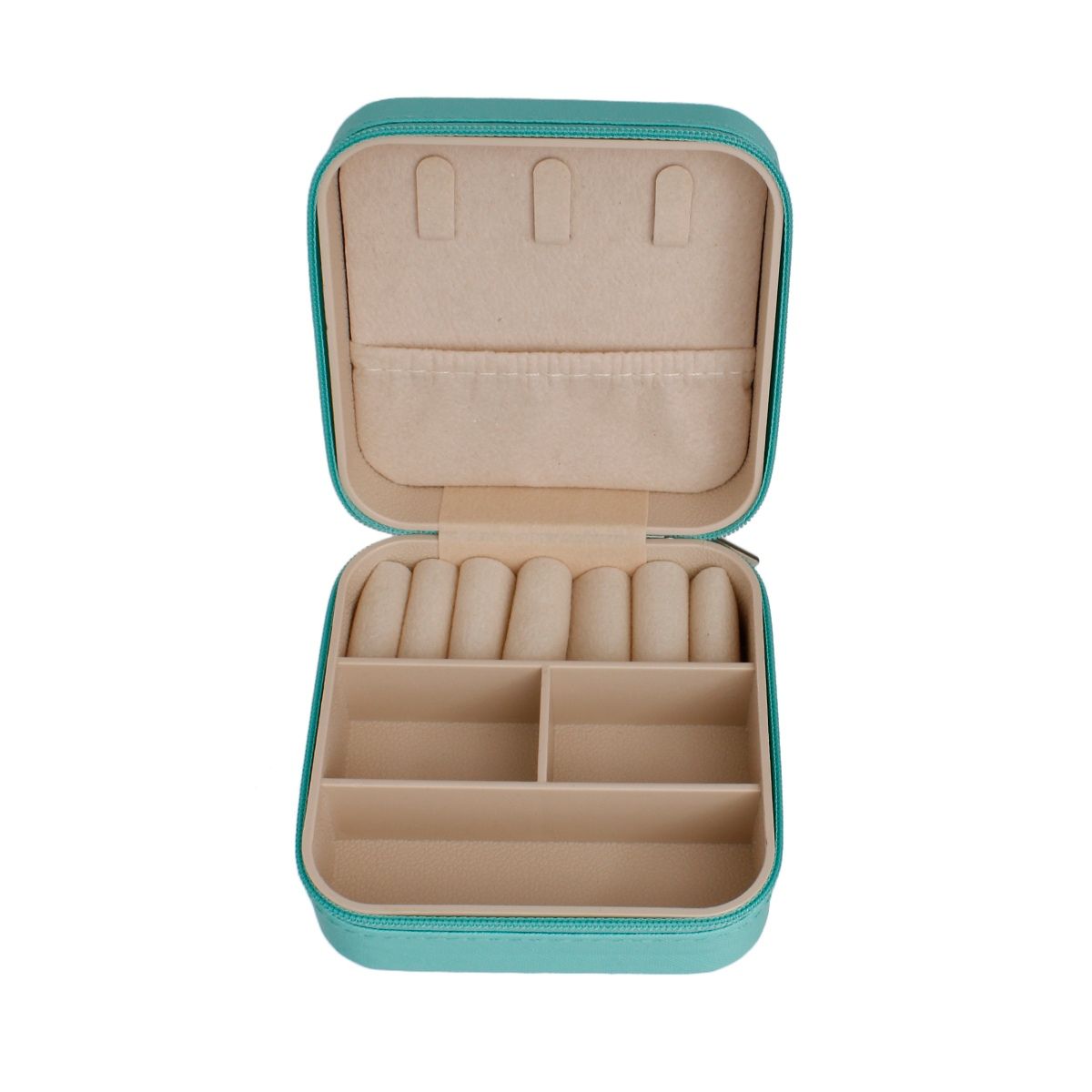 Travel Jewelry Box Turquoise Nurse Patch Square