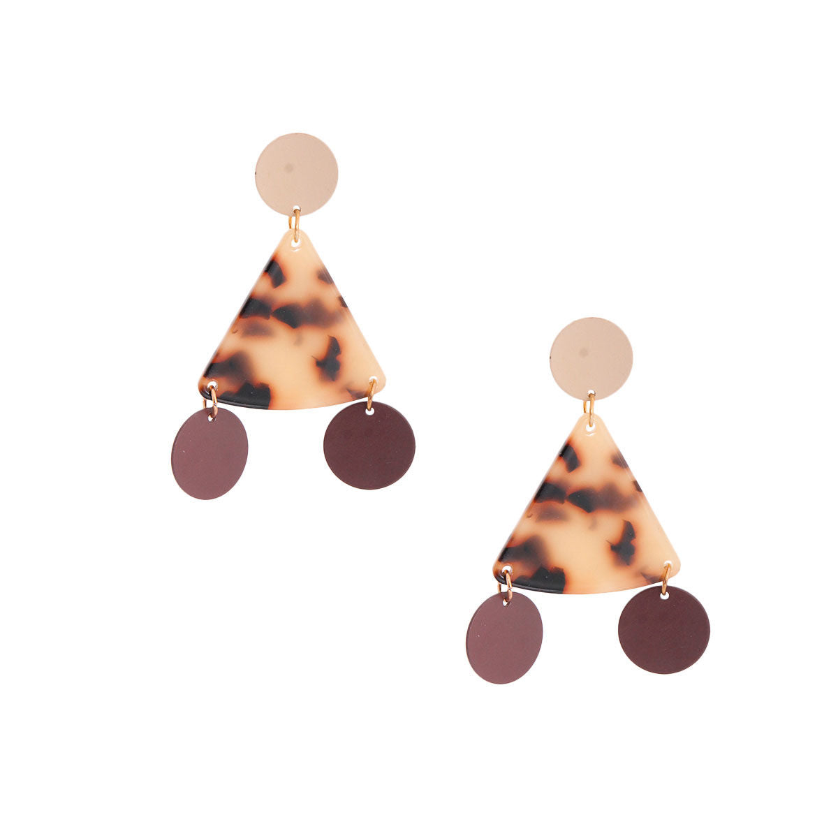 Triangle Tortoiseshell Earrings