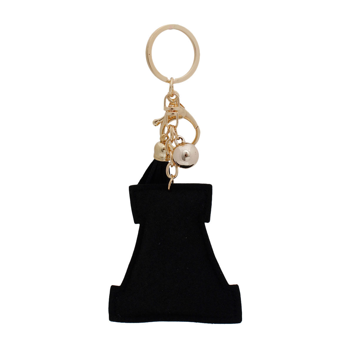 A Black Keychain Bag Charm