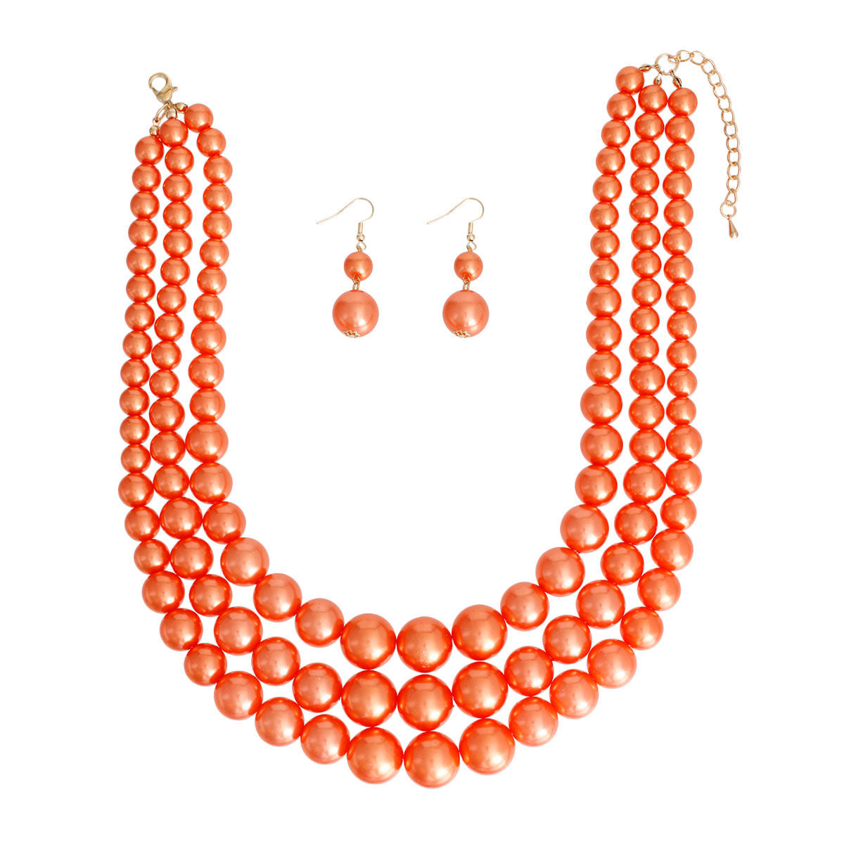 Orange Pearl 3 Layer Set