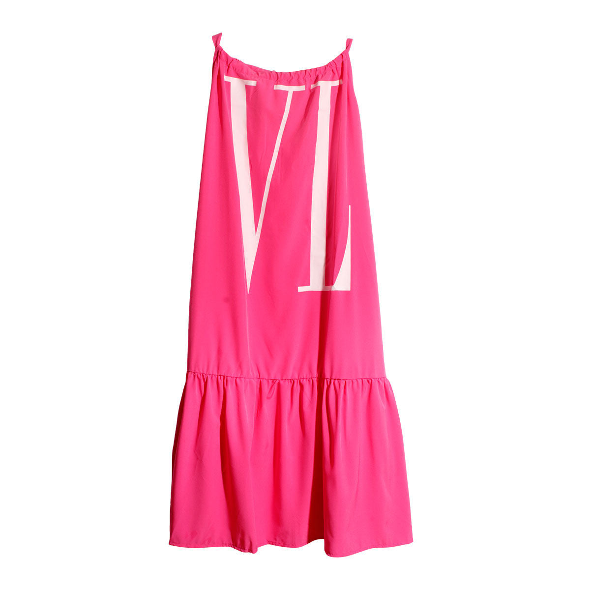 2XL Pink VL Halter Dress