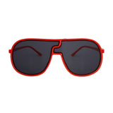 Red Frame Puzzle Piece Aviators