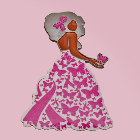Pink Birthday Queen Brooch