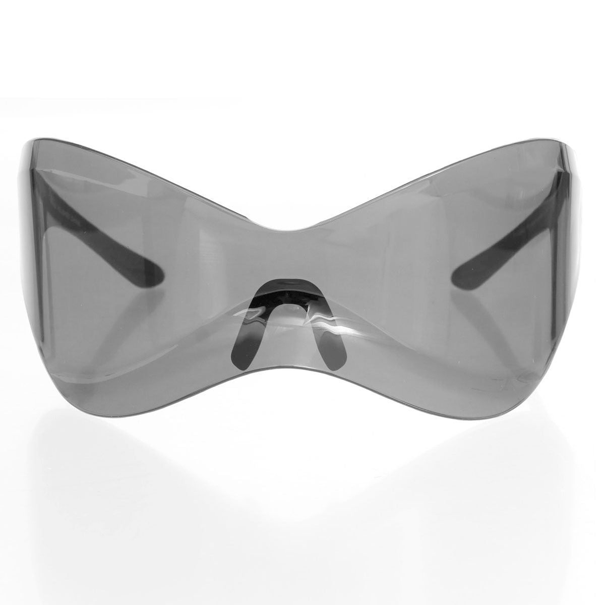 Sunglasses Mask Wrap Black Eyewear for Women