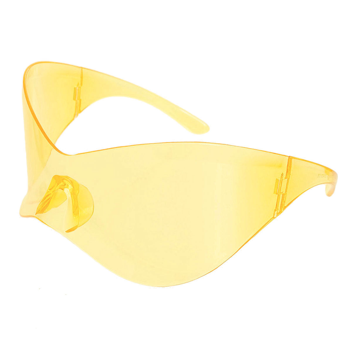 Sunglasses Mask Wrap Yellow Eyewear for Women
