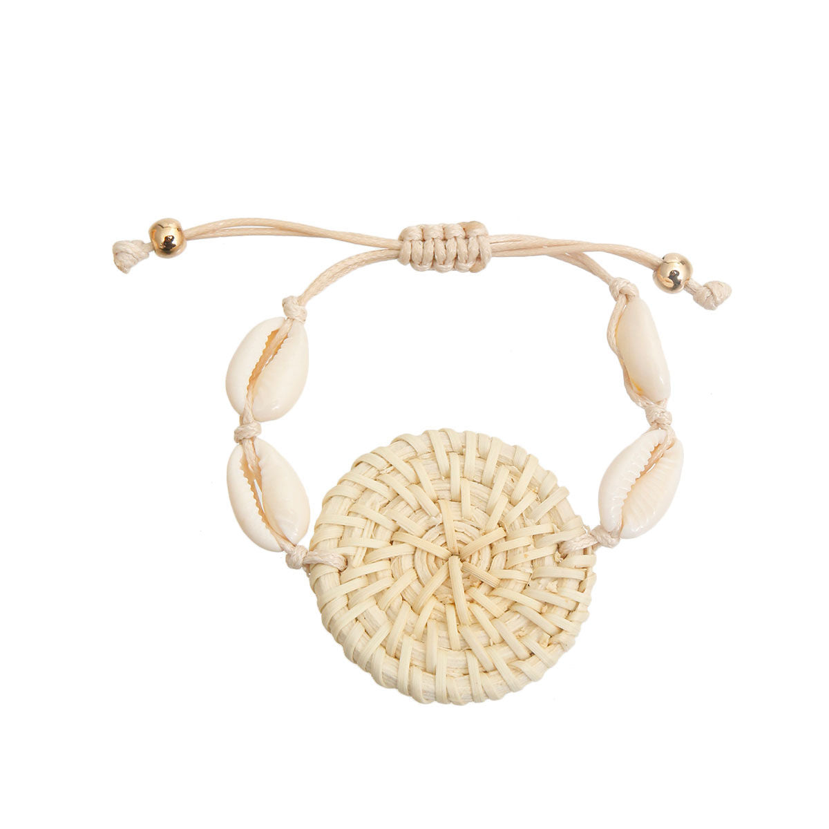 Natural Woven Shell Bracelet