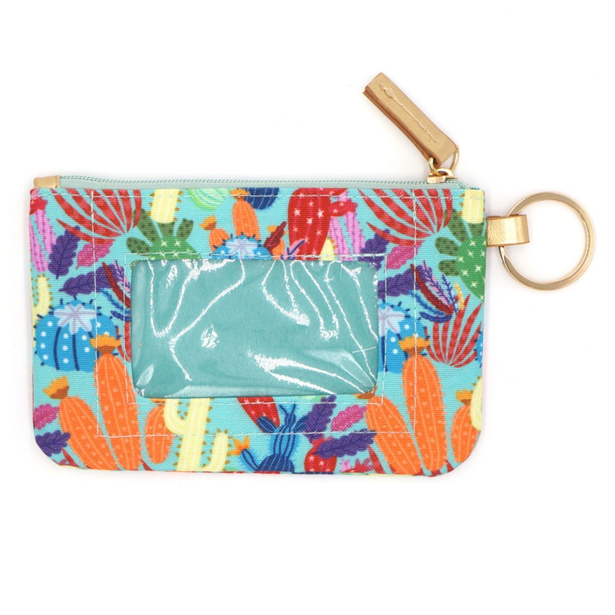 Colorful Cactus ID Wallet