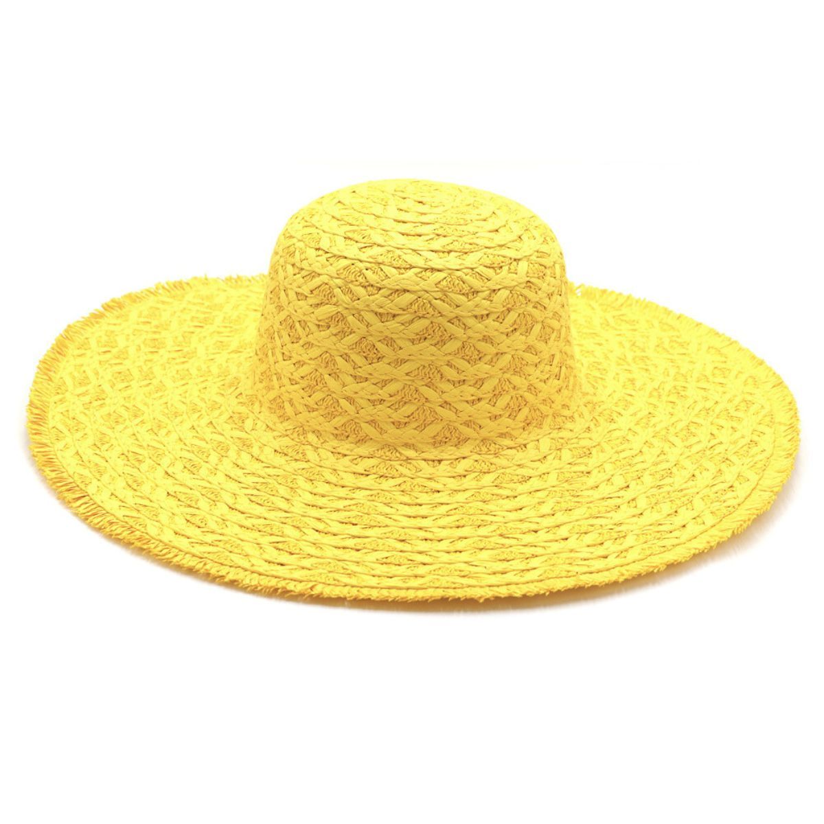 Solid Yellow Floppy Sun Hat