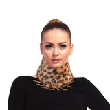 Brown Leopard Fur Winter Headband