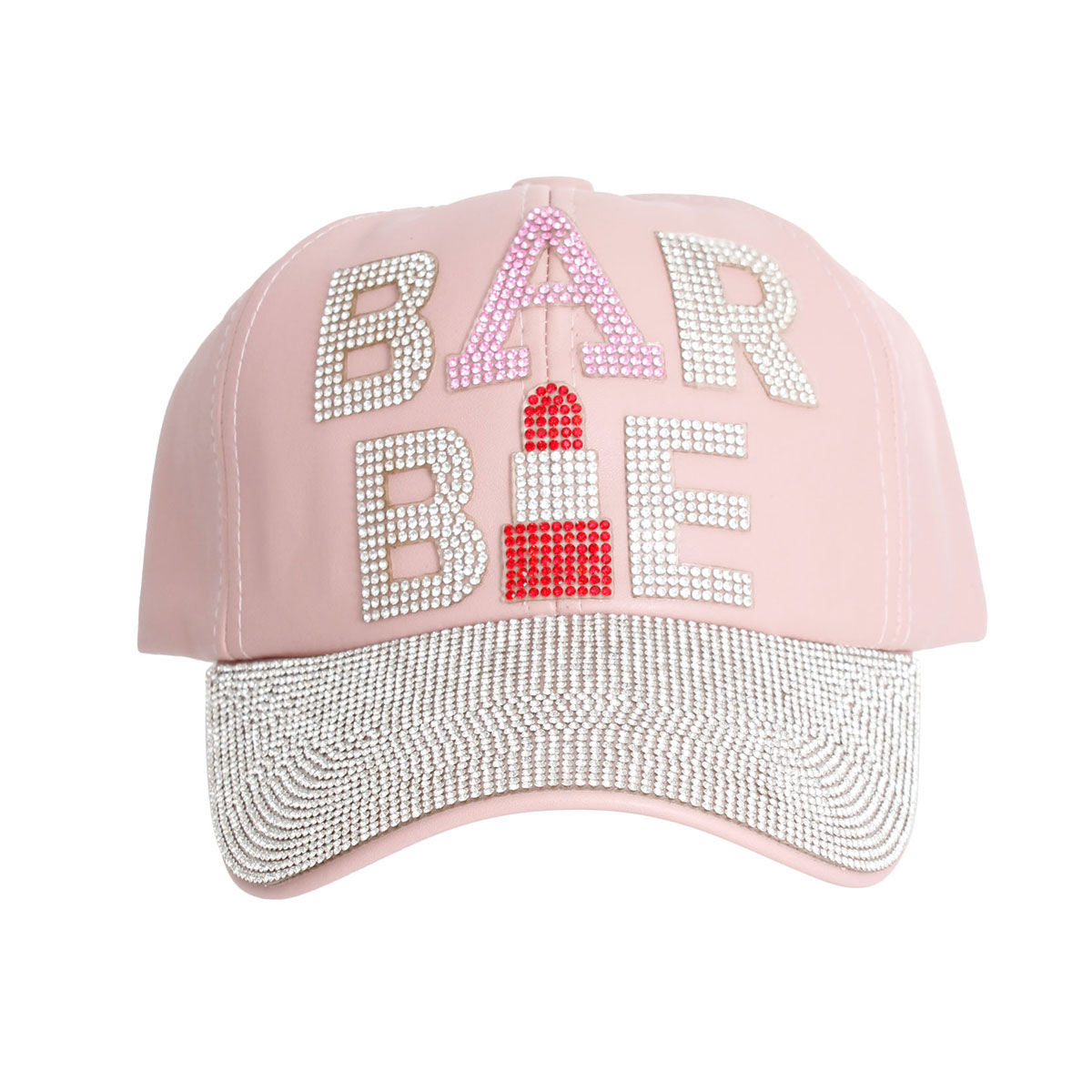 Pink Leather Barbie Hat