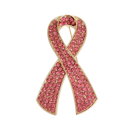Pink Cancer Diva Brooch