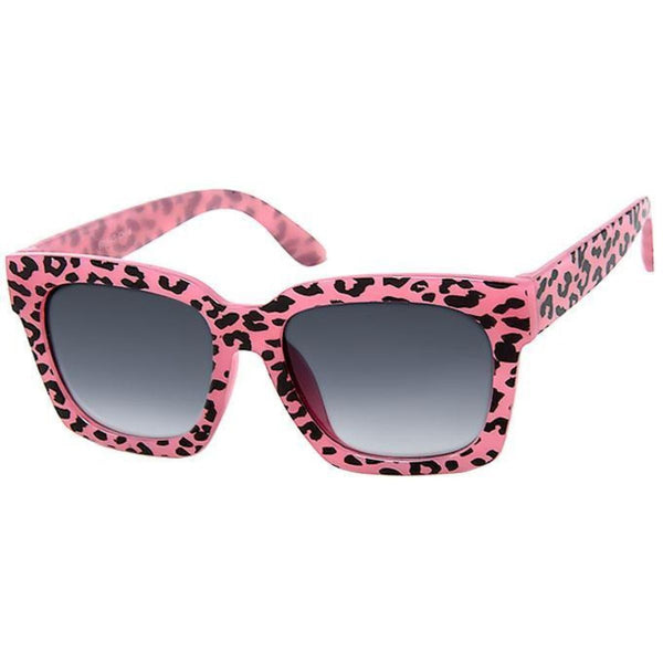 Pink Leopard Kids Wayfarer Sunglasses