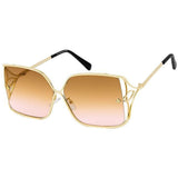 Pink Retro Square Sunglasses
