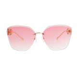 Pink Clover Chain Arm Sunglasses