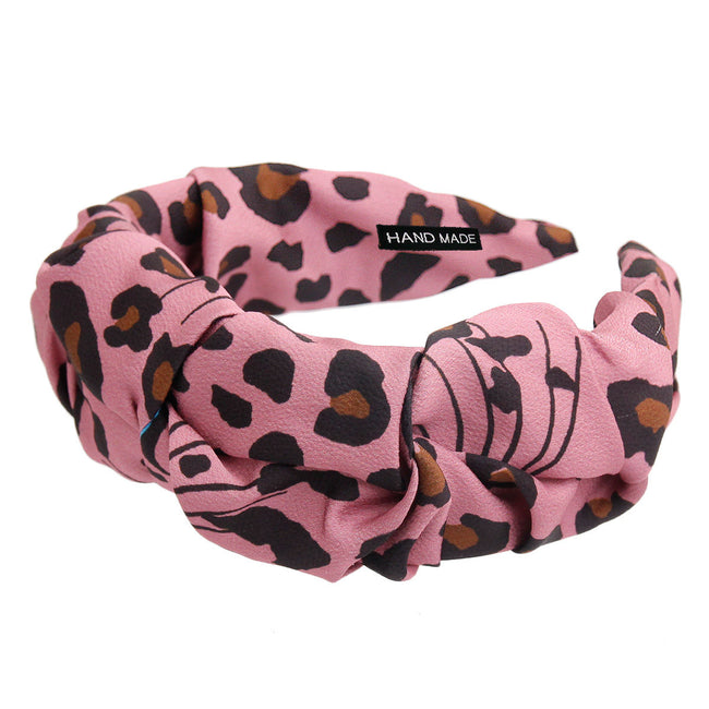 Fuchsia Leopard Print Ultra Soft Headband